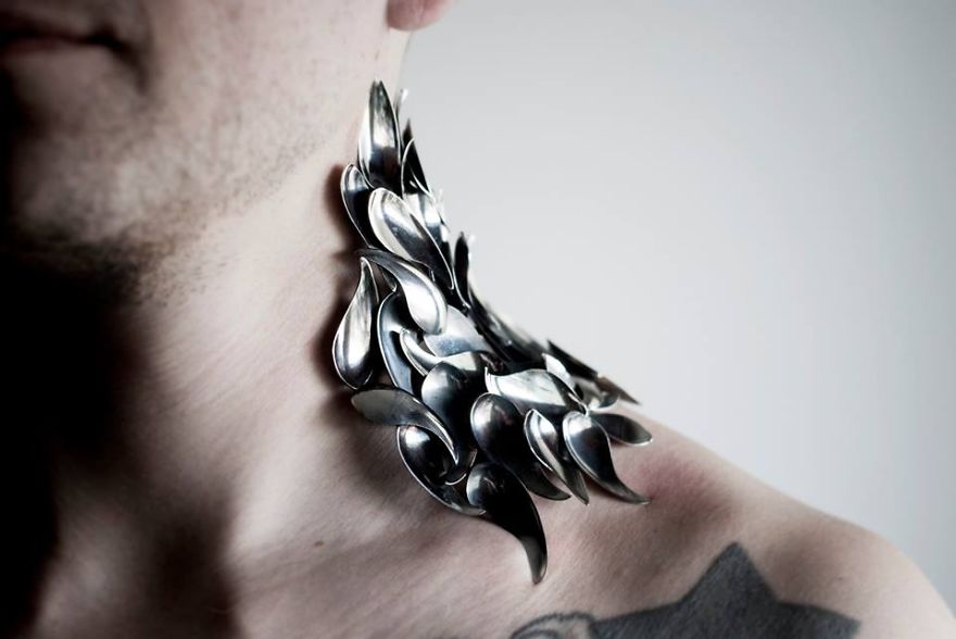 Finnish Designer Turns Old Silwerware Into Stunning Jewellery Finnish Designer Turns Old Silwerware Into Stunning Jewellery