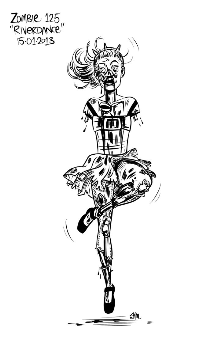 Zombie-A-Day Challenge: I Spent 144 Days Drawing Zombies