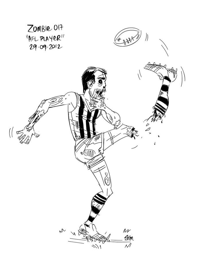 Zombie-A-Day Challenge: I Spent 144 Days Drawing Zombies