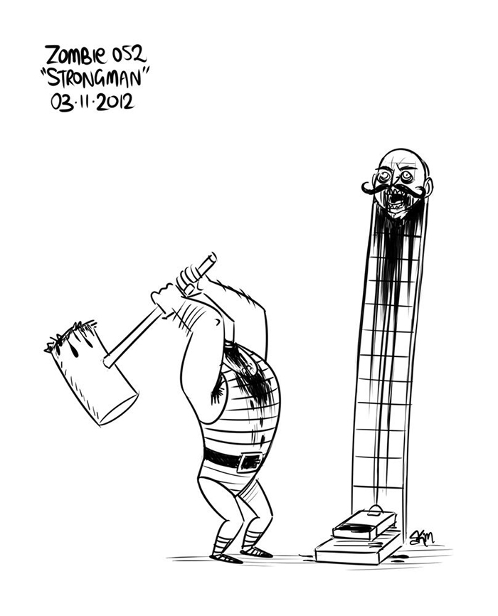 Zombie-A-Day Challenge: I Spent 144 Days Drawing Zombies