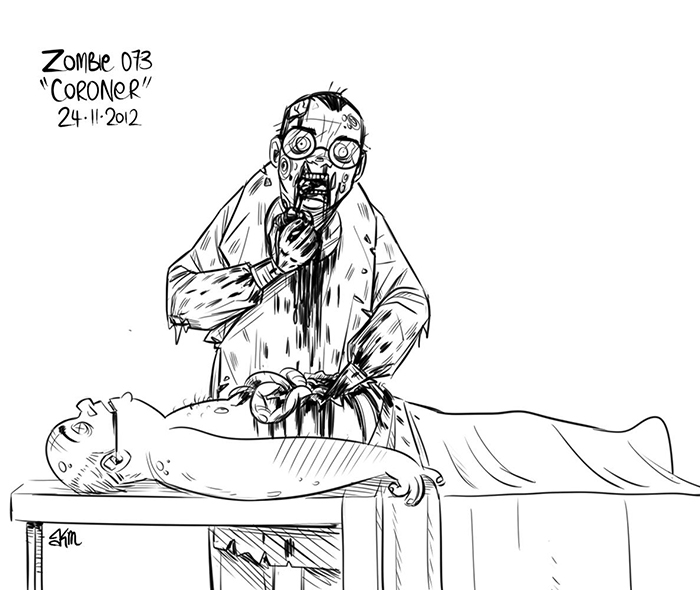 Zombie-A-Day Challenge: I Spent 144 Days Drawing Zombies