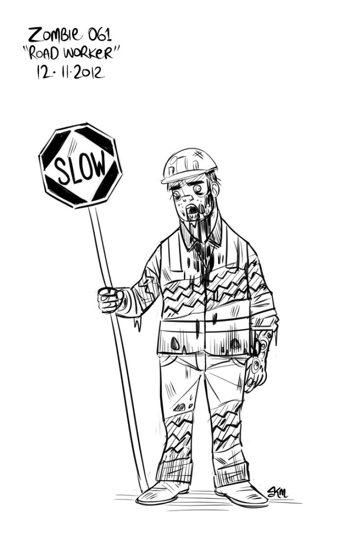 Zombie-A-Day Challenge: I Spent 144 Days Drawing Zombies