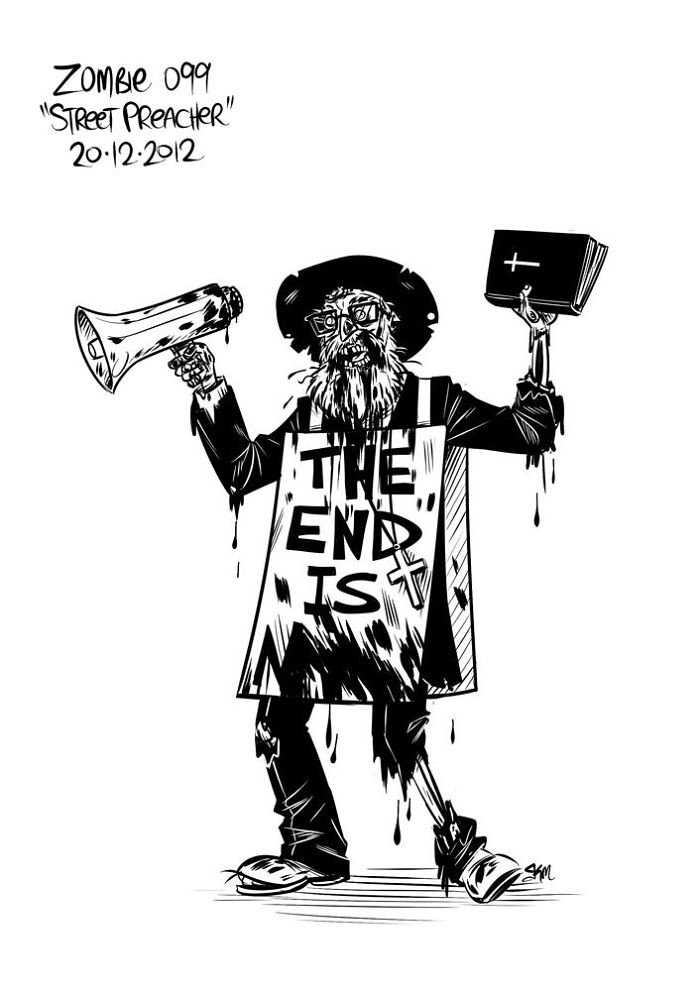 Zombie-A-Day Challenge: I Spent 144 Days Drawing Zombies