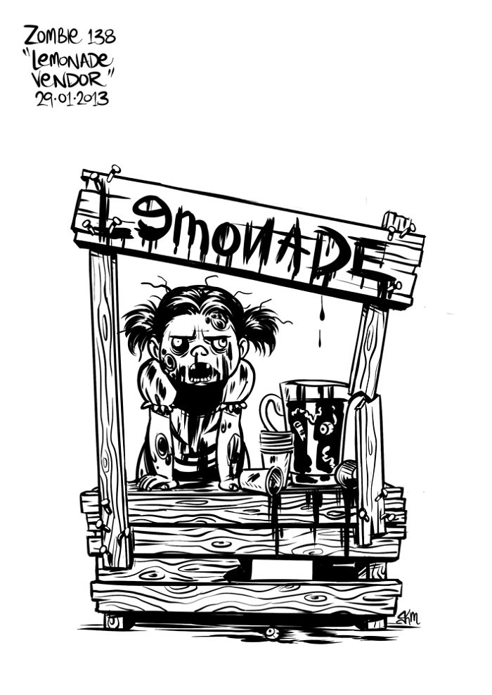 Zombie-A-Day Challenge: I Spent 144 Days Drawing Zombies