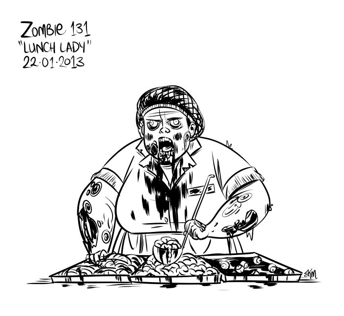 Zombie-A-Day Challenge: I Spent 144 Days Drawing Zombies