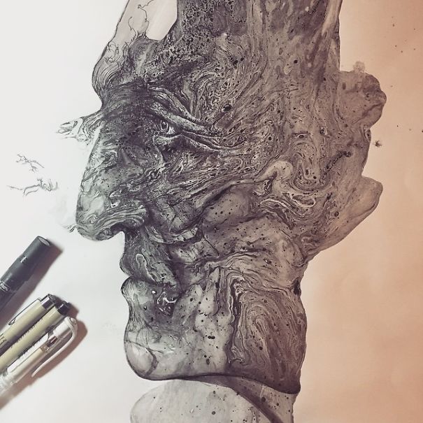 I Splash Ink To Create Chaos So I Could Bring Some Order To My Life