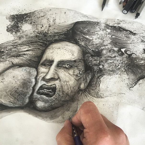 I Splash Ink To Create Chaos So I Could Bring Some Order To My Life