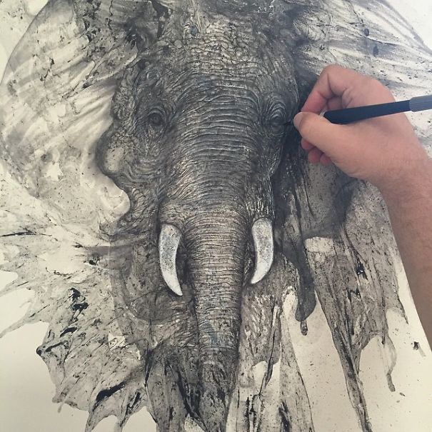 I Splash Ink To Create Chaos So I Could Bring Some Order To My Life