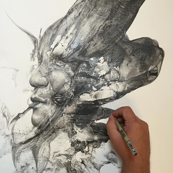 I Splash Ink To Create Chaos So I Could Bring Some Order To My Life