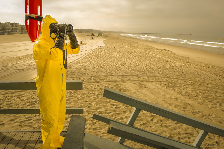 Hazmat Surfing: My Photos Predict A Poisonous, Dark Future For Our Oceans