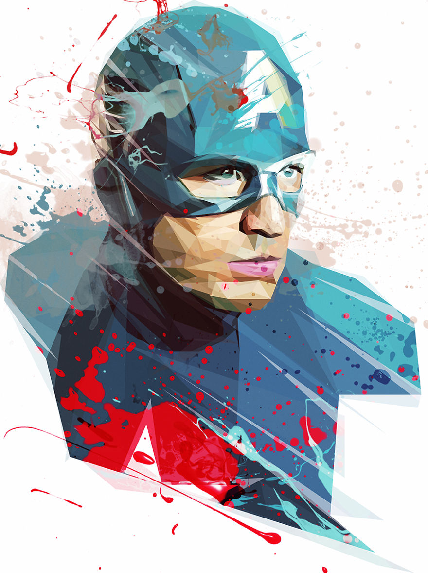 I Digitally Draw Portraits Of Celebrities And Movie Stars