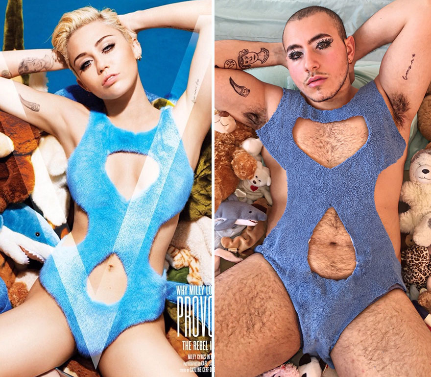 I Recreate Celebrity Fashion From Garbage Bags And Shower Curtains