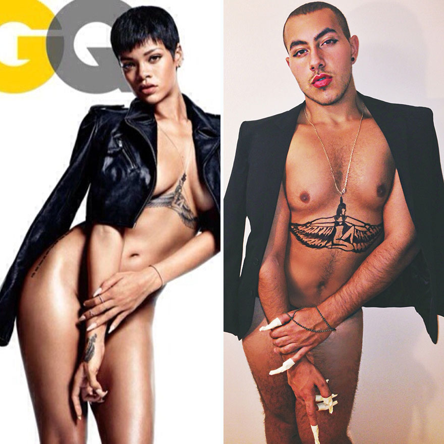 I Recreate Celebrity Fashion From Garbage Bags And Shower Curtains