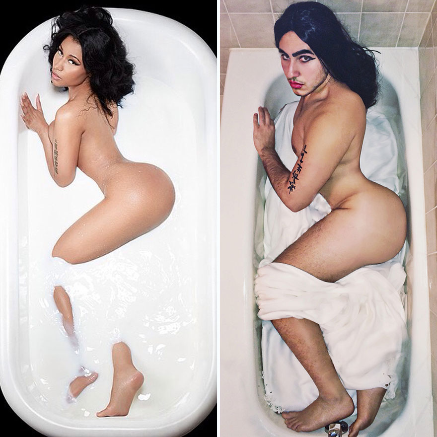 I Recreate Celebrity Fashion From Garbage Bags And Shower Curtains