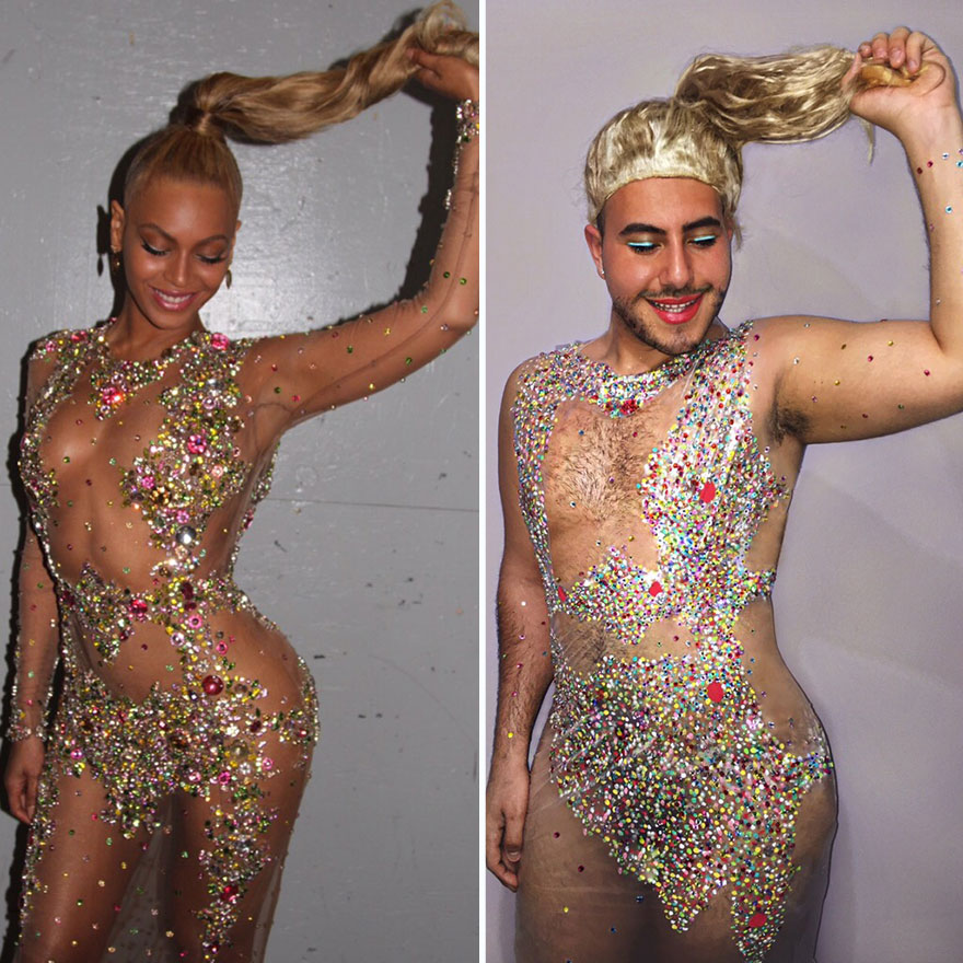 I Recreate Celebrity Fashion From Garbage Bags And Shower Curtains I Recreate Celebrity Fashion From Garbage Bags And Shower Curtains