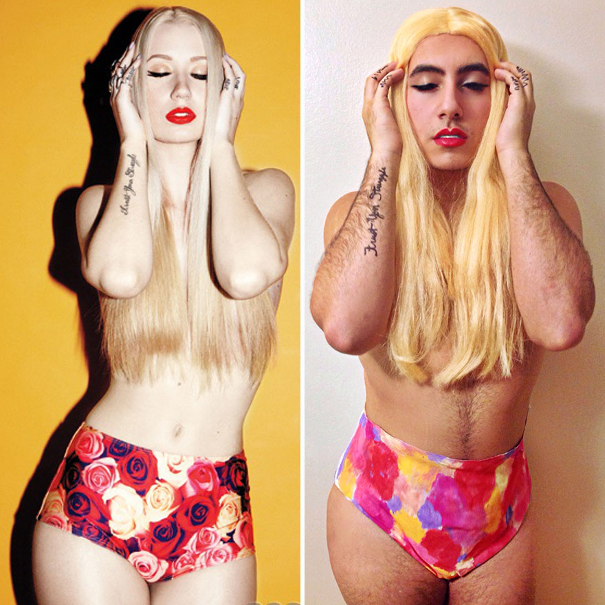 I Recreate Celebrity Fashion From Garbage Bags And Shower Curtains