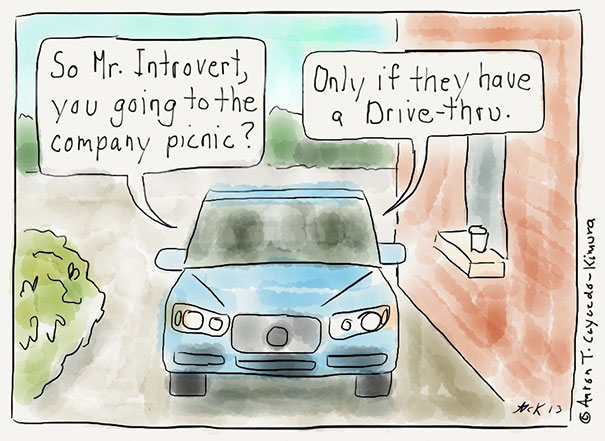 I Illustrate The Difficulties I Face As An Introvert