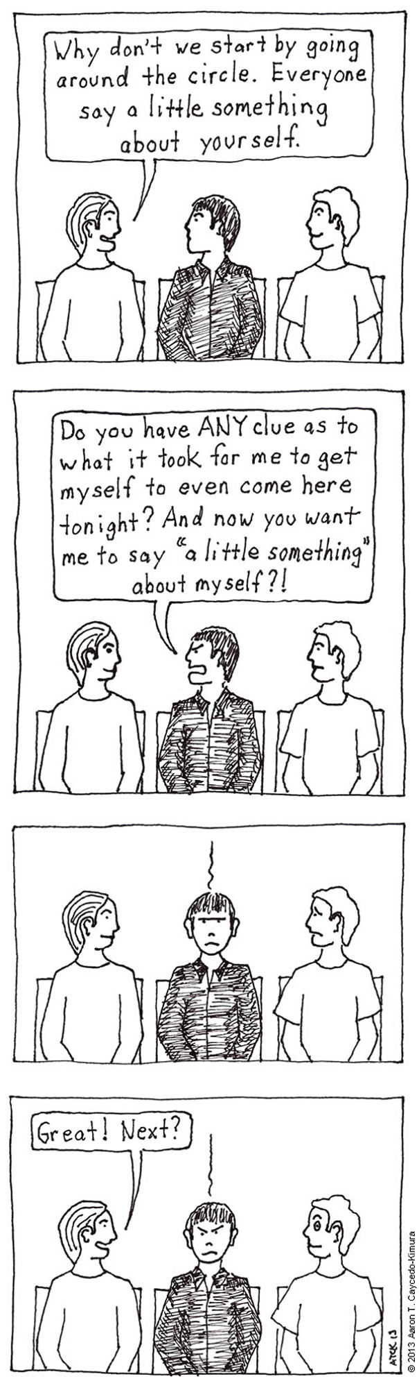 I Illustrate The Difficulties I Face As An Introvert