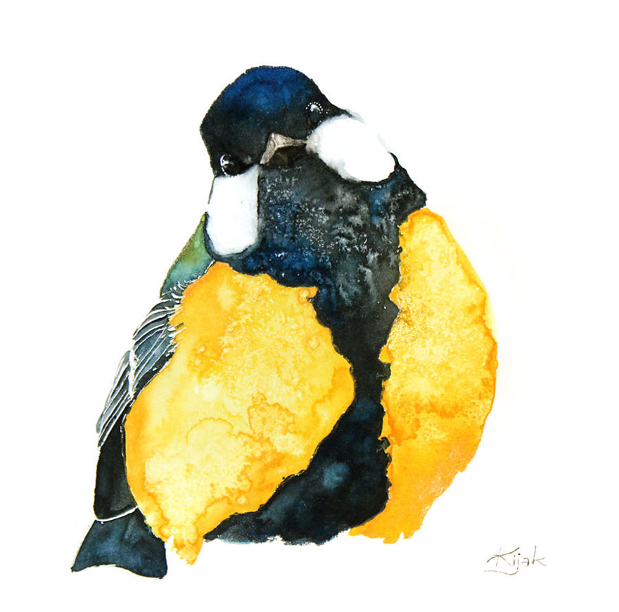 I'm An Architect And I Escape Urban World By Watercoloring Birds