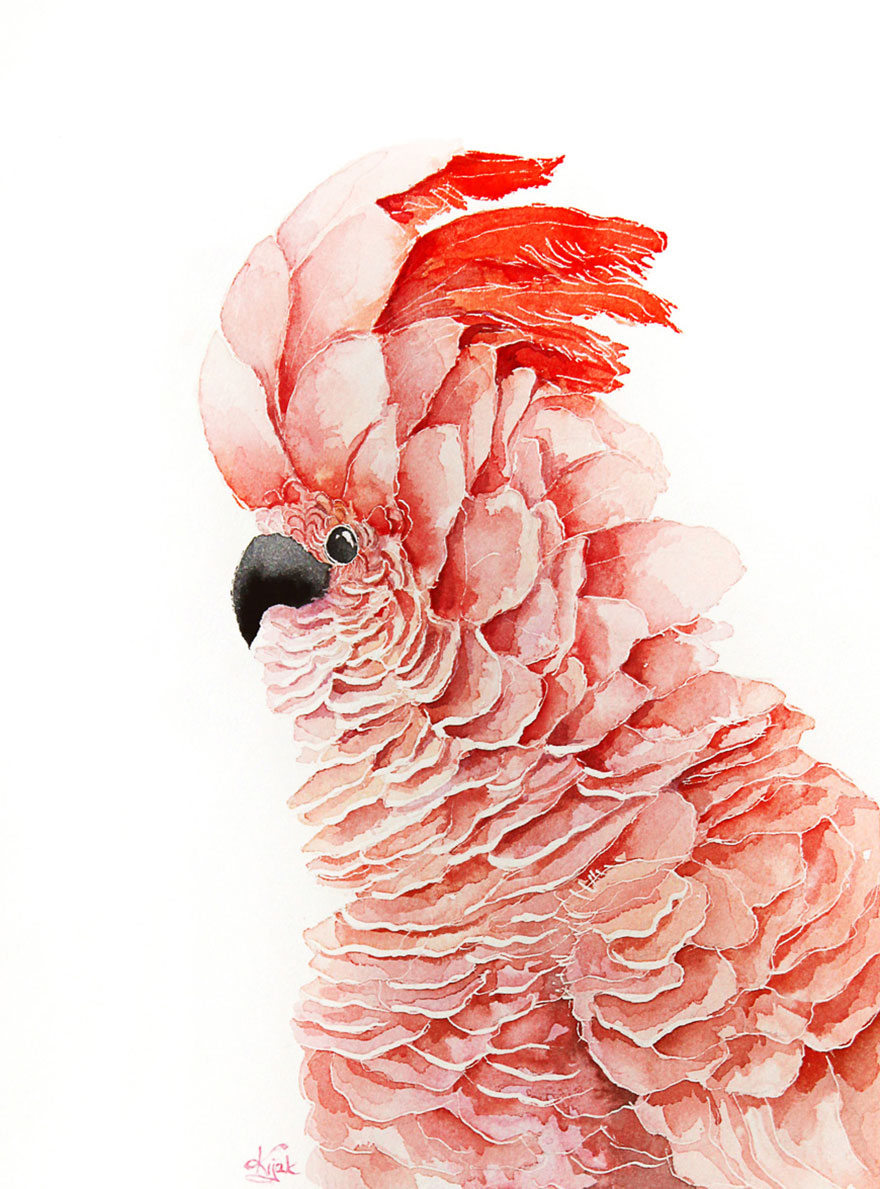 I'm An Architect And I Escape Urban World By Watercoloring Birds