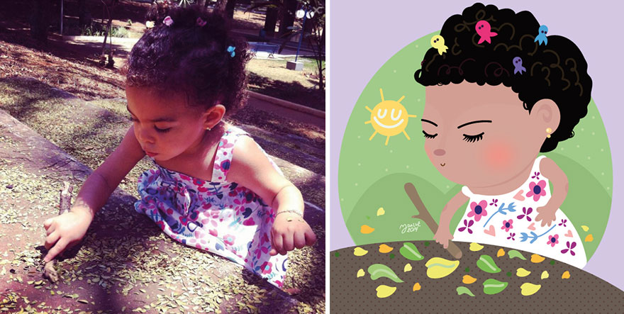 I Take Children’s Photos From The Internet And Turn Them Into Fun Illustrations (Part 2) I Take Children’s Photos From The Internet And Turn Them Into Fun Illustrations (Part 2)