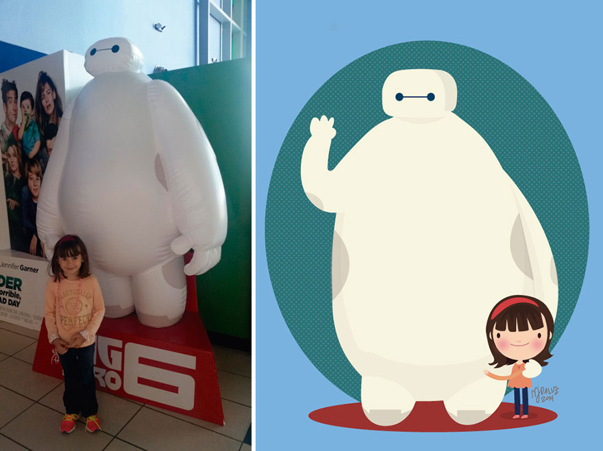 I Take Children’s Photos From The Internet And Turn Them Into Fun Illustrations (Part 2) I Take Children’s Photos From The Internet And Turn Them Into Fun Illustrations (Part 2)