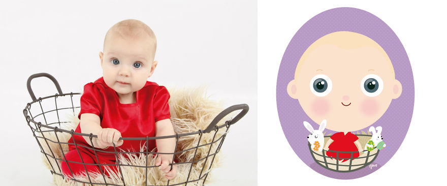 I Take Children’s Photos From The Internet And Turn Them Into Fun Illustrations (Part 2) I Take Children’s Photos From The Internet And Turn Them Into Fun Illustrations (Part 2)