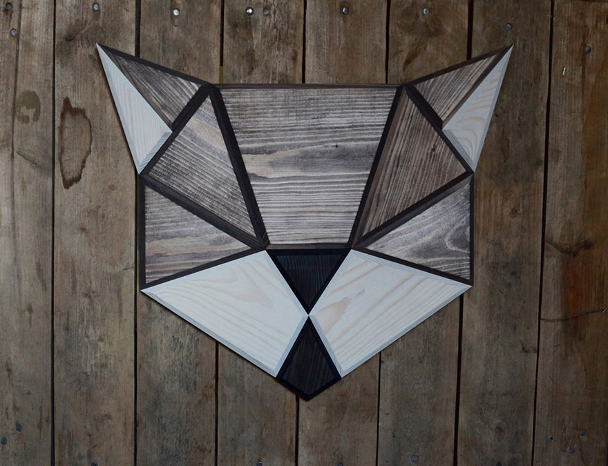 Wooden Zoo: I Make Geometric Animal Heads From Wood Wooden Zoo: I Make Geometric Animal Heads From Wood