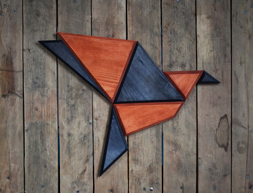 Wooden Zoo: I Make Geometric Animal Heads From Wood
