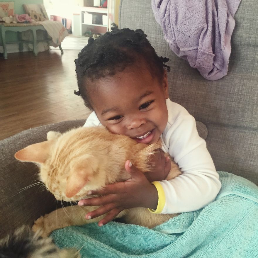 Libby And Elsa: The Adorable Relationship Between A Toddler And Her Kitty Libby And Elsa: The Adorable Relationship Between A Toddler And Her Kitty