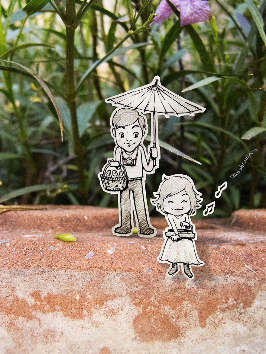 I Add Doodles To Photos To Make The World More Fun