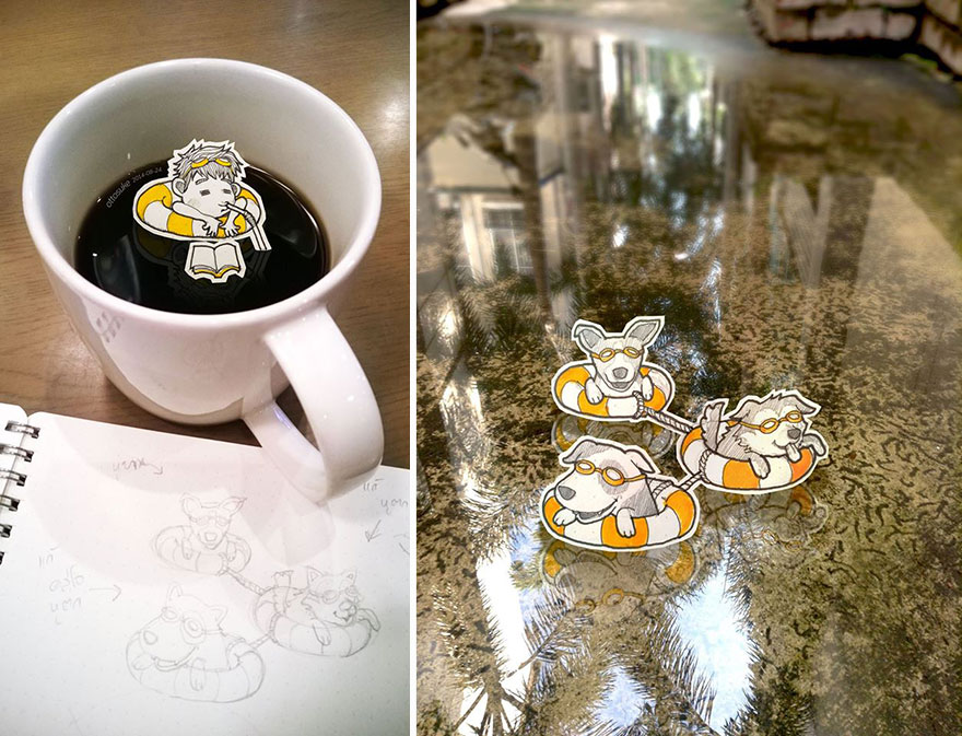 I Add Doodles To Photos To Make The World More Fun