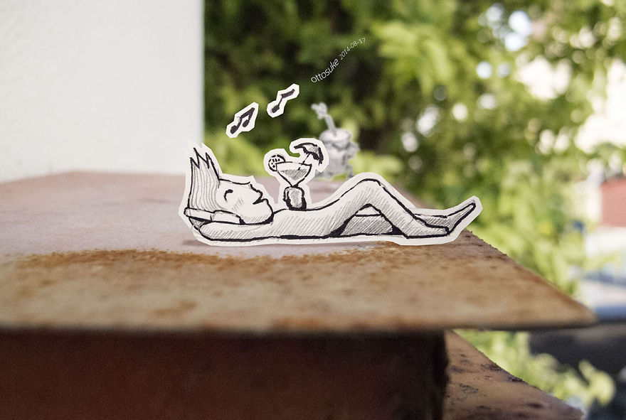 I Add Doodles To Photos To Make The World More Fun