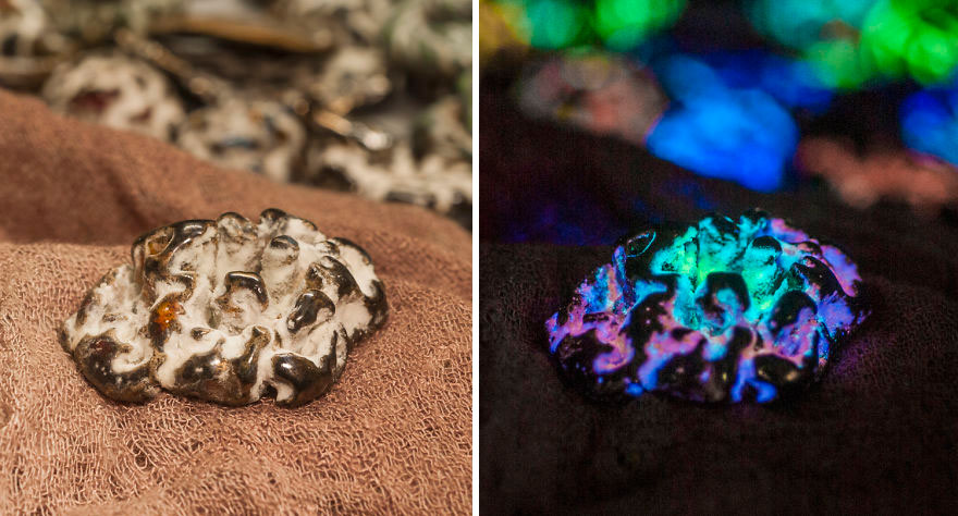 Glowing-In-Dark Ceramics Created By Hungarian Artist Bogi Fabian
