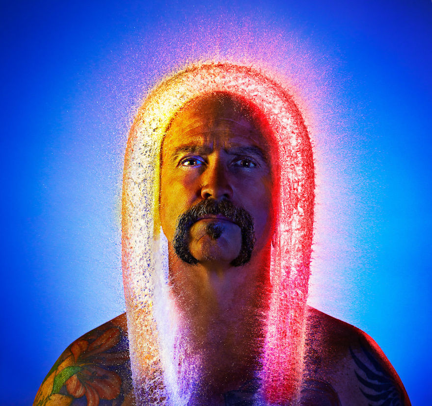 Incredible Water Wigs Done With Exploding Water Balloons Incredible Water Wigs Done With Exploding Water Balloons