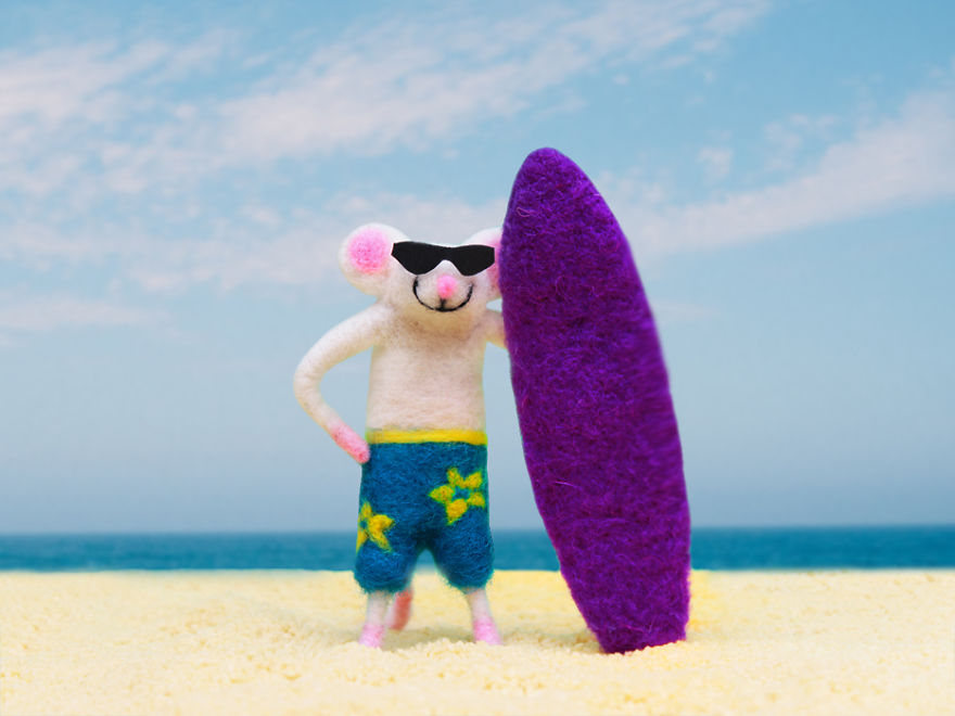 Italian Artist Francesca Creates Fun World For Her Cute Handmade Animals Italian Artist Francesca Creates Fun World For Her Cute Handmade Animals