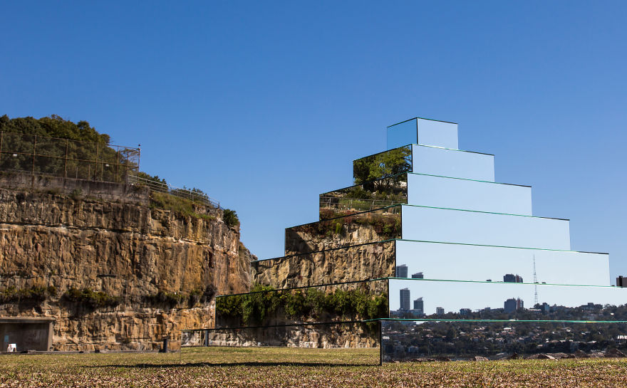 I Created A Mirrored Ziggurat To Connect The Earth And Sky In Sydney I Created A Mirrored Ziggurat To Connect The Earth And Sky In Sydney
