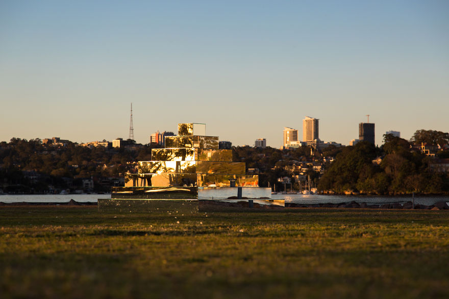I Created A Mirrored Ziggurat To Connect The Earth And Sky In Sydney I Created A Mirrored Ziggurat To Connect The Earth And Sky In Sydney