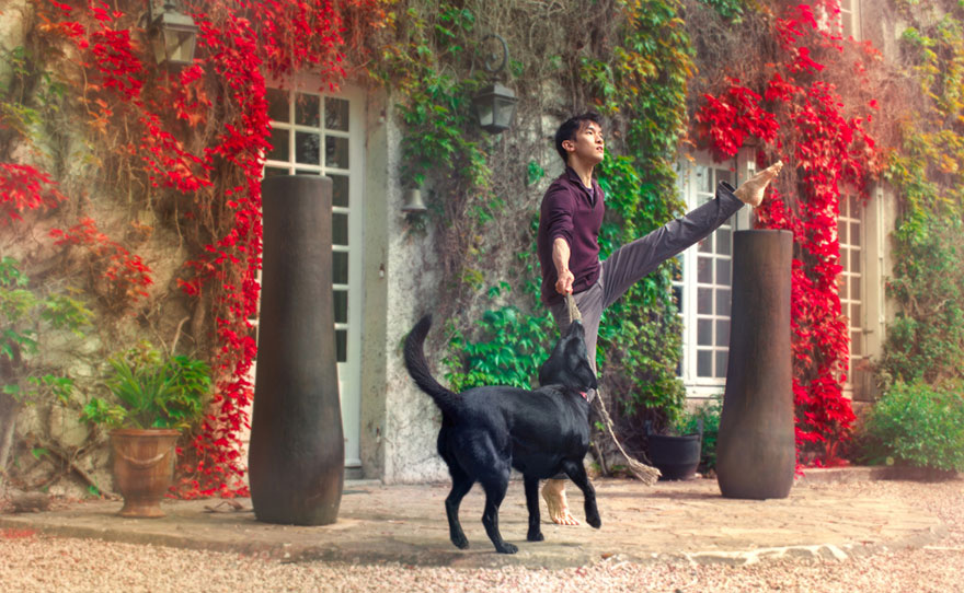 Ballet Dancer Masters Taking Self-Portraits While Floating In Mid-Air