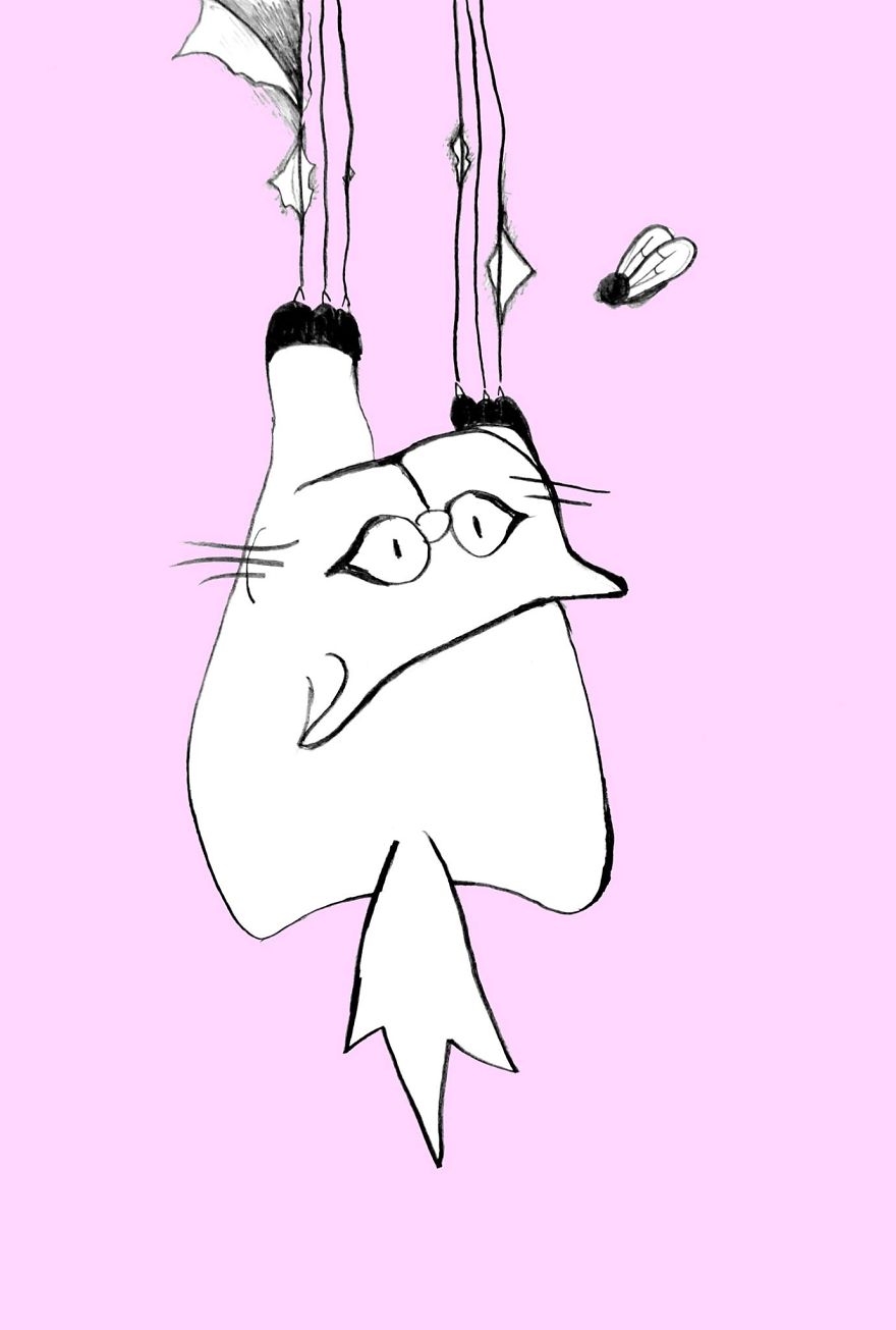 My Imaginary Cat Takes Selfies, Makes Salads, And Mass Protests