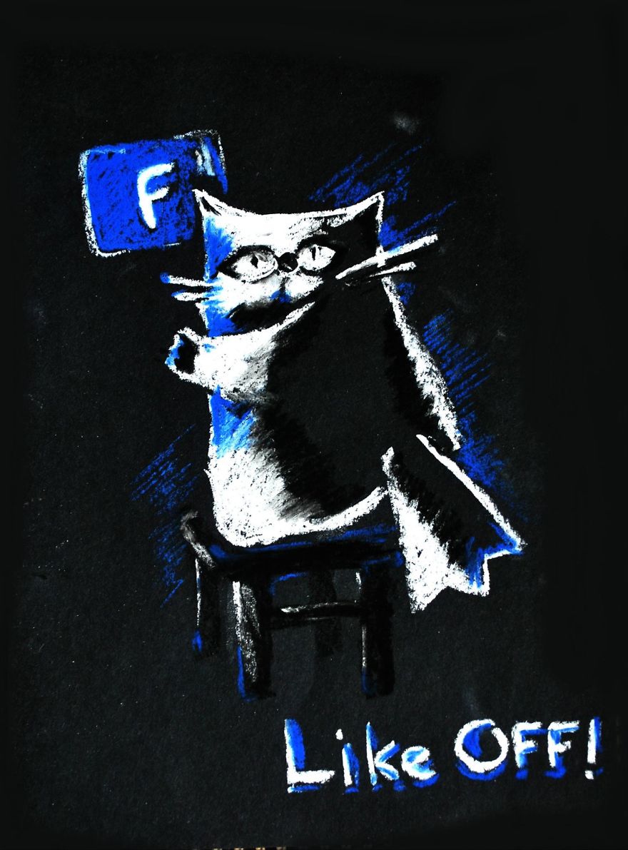 My Imaginary Cat Takes Selfies, Makes Salads, And Mass Protests