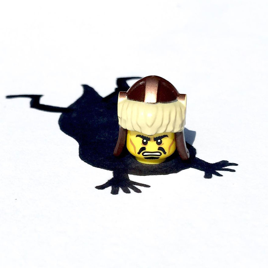 My Mate And His Son Make These Wicked Images By Drawing Bodies To Lego Heads