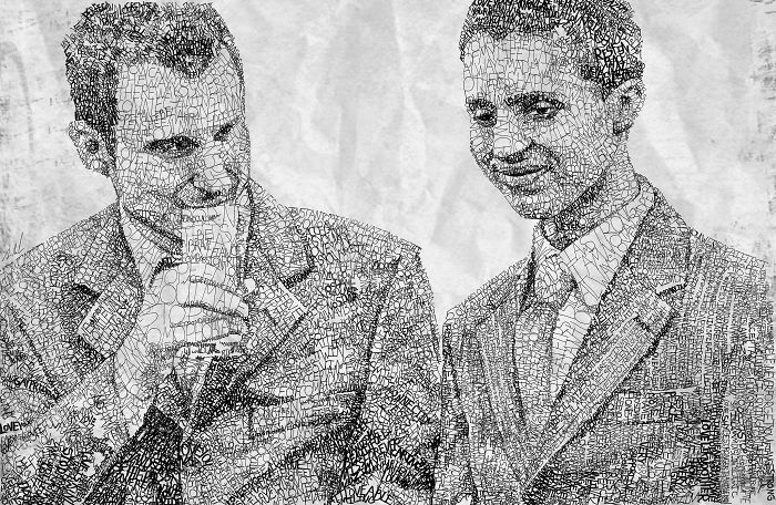 A Word Art Memorial Of A Loving Gay Couple And Their Tragic Fate