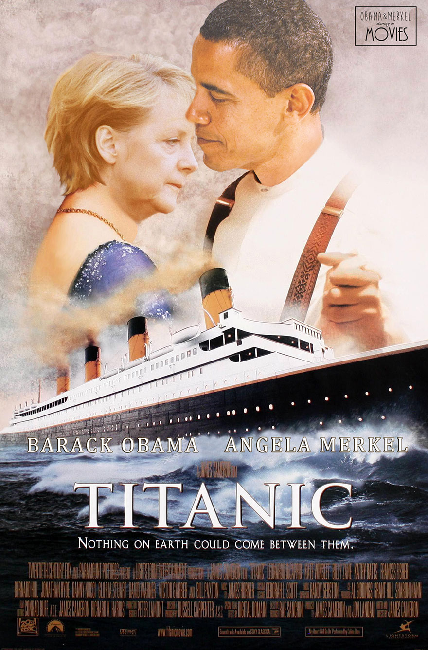 Obama, Merkel, And Putin As Leading Actors In Famous Movies Obama, Merkel, And Putin As Leading Actors In Famous Movies