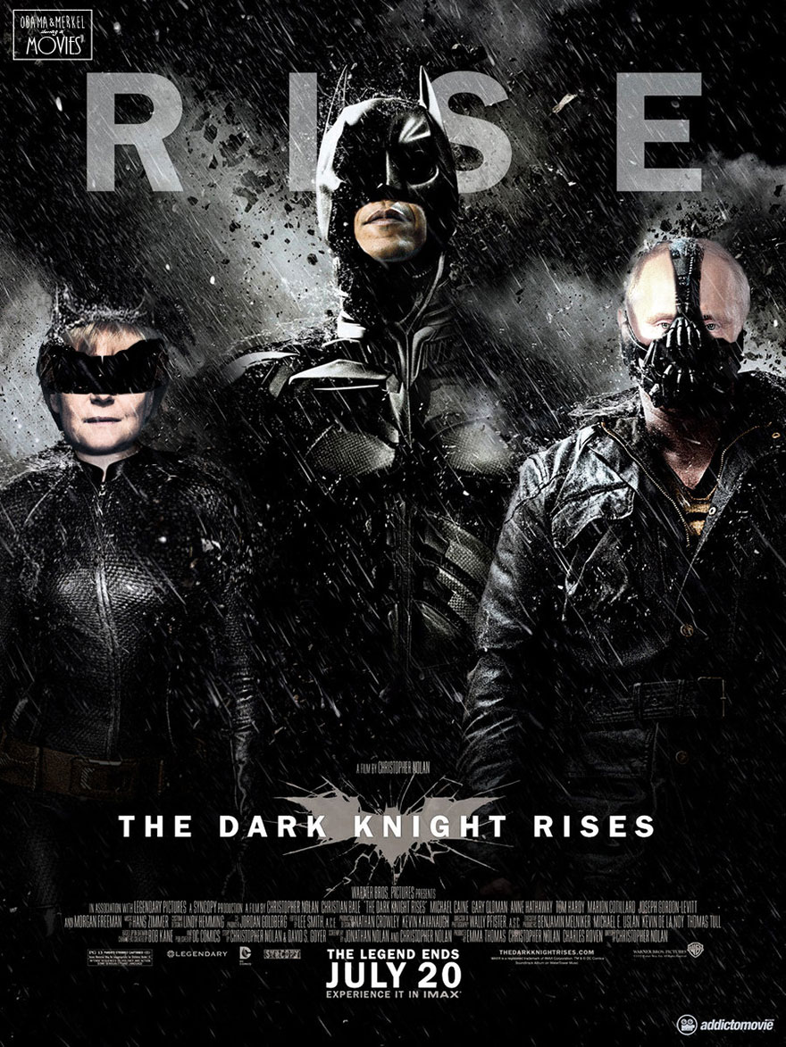 Obama, Merkel, And Putin As Leading Actors In Famous Movies Obama, Merkel, And Putin As Leading Actors In Famous Movies