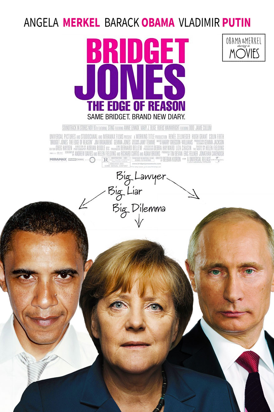 Obama, Merkel, And Putin As Leading Actors In Famous Movies Obama, Merkel, And Putin As Leading Actors In Famous Movies