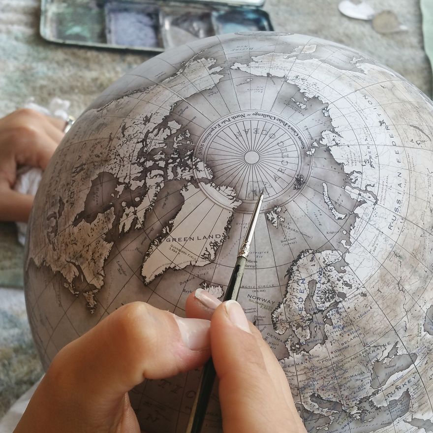 One Of The World’s Last Remaining Globe-Makers That Use The Ancient Art Of Making Globes By Hand One Of The World’s Last Remaining Globe-Makers That Use The Ancient Art Of Making Globes By Hand