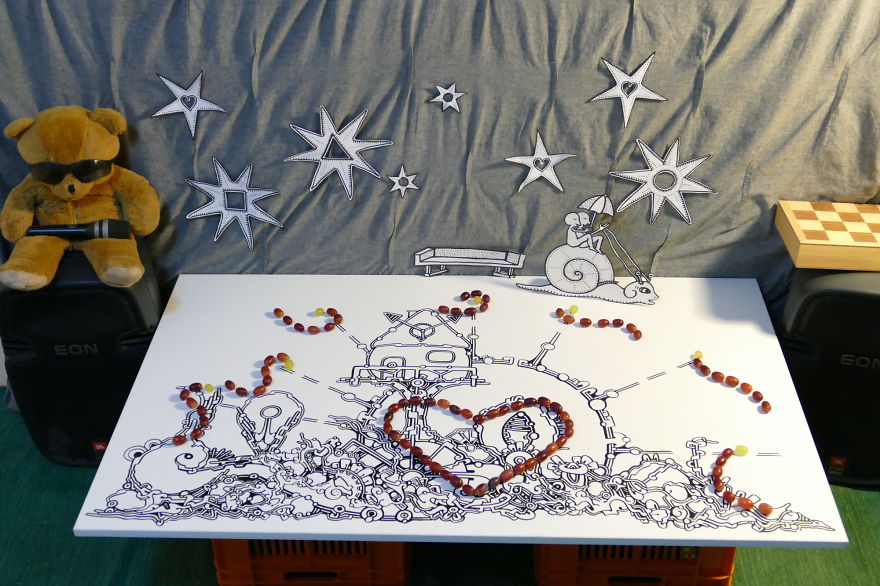 100+ Hours In 3 Minutes: A Time-lapse Video Of My Huge Marker Drawing 100+ Hours In 3 Minutes: A Time-lapse Video Of My Huge Marker Drawing