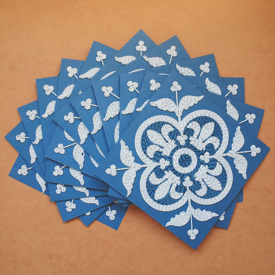 I Hand Cut Thousands Of Paper Strips To Make Paper Carpets I Hand Cut Thousands Of Paper Strips To Make Paper Carpets