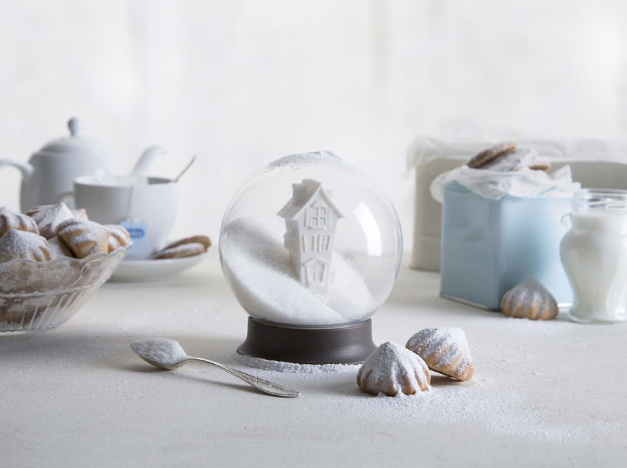 We Designed A Sugar Bowl That Is Also A Snow Globe We Designed A Sugar Bowl That Is Also A Snow Globe